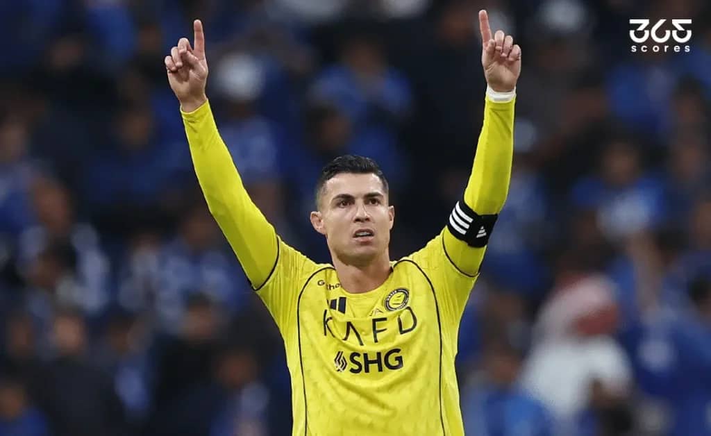 رونالدو النصر يشعل حماس الجماهير قبل حسم الدوري